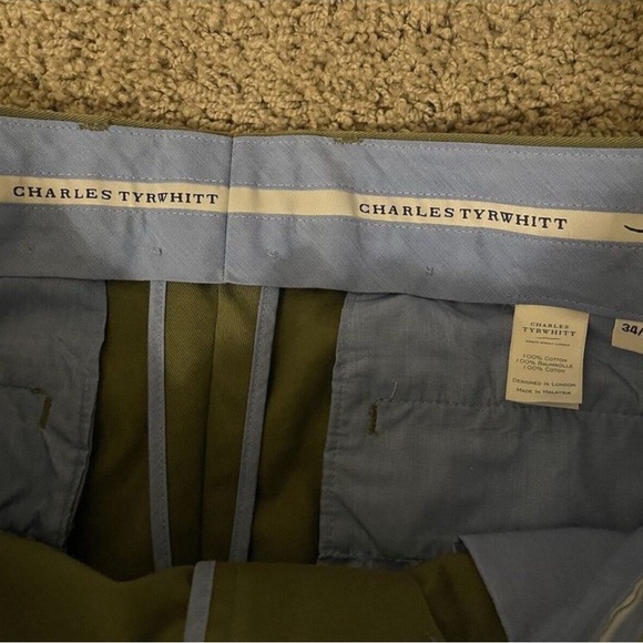 Charles Tyrwhitt Non-Iron Slim Fit Pants - Picture 5 of 10